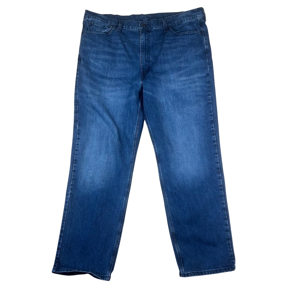 Levis 550 Relaxed Fit Tapered Leg Mens Blue Jeans 42x32 Medium Wash 00550-0072